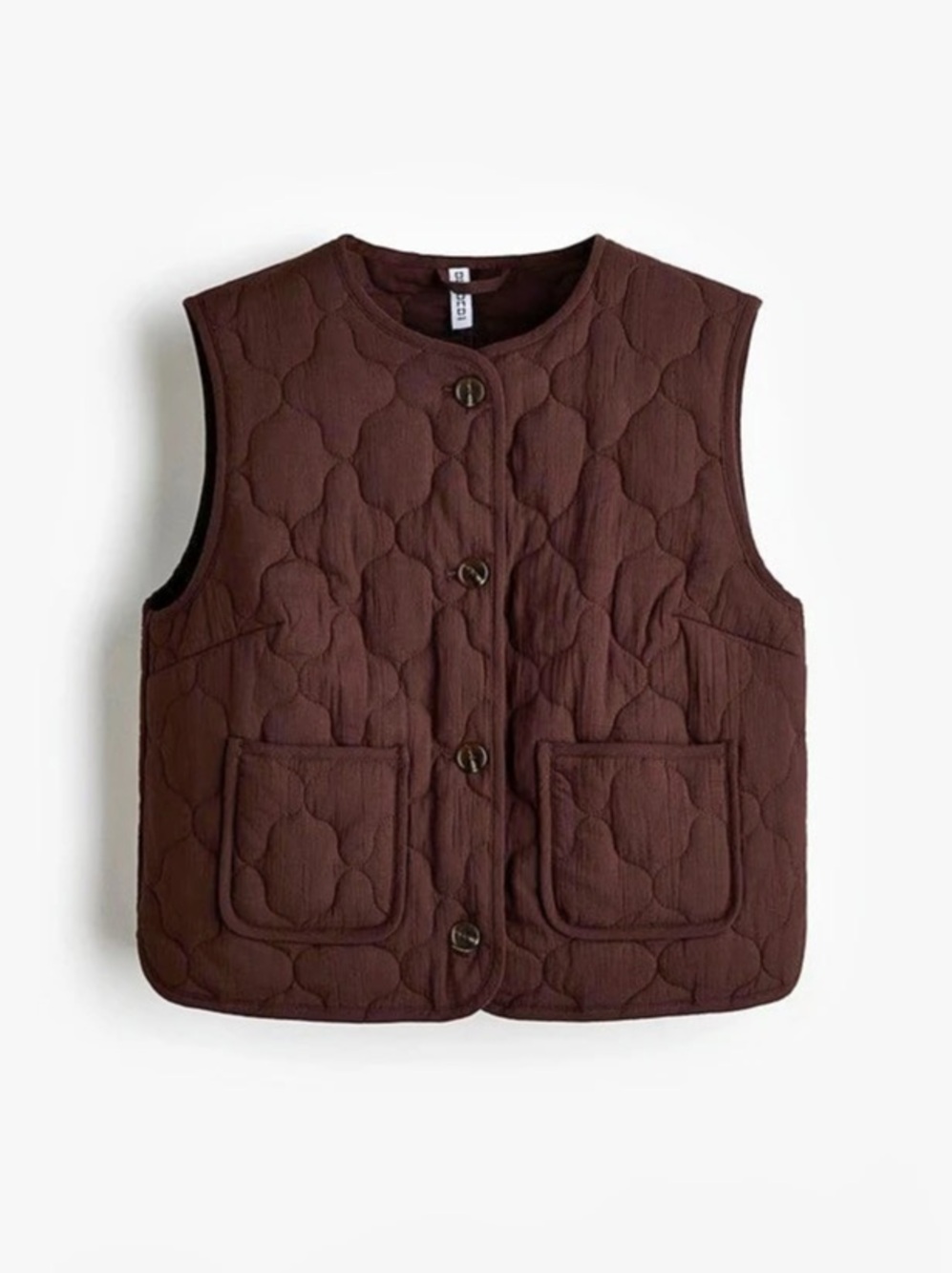 H&M Quilted Brown Vest